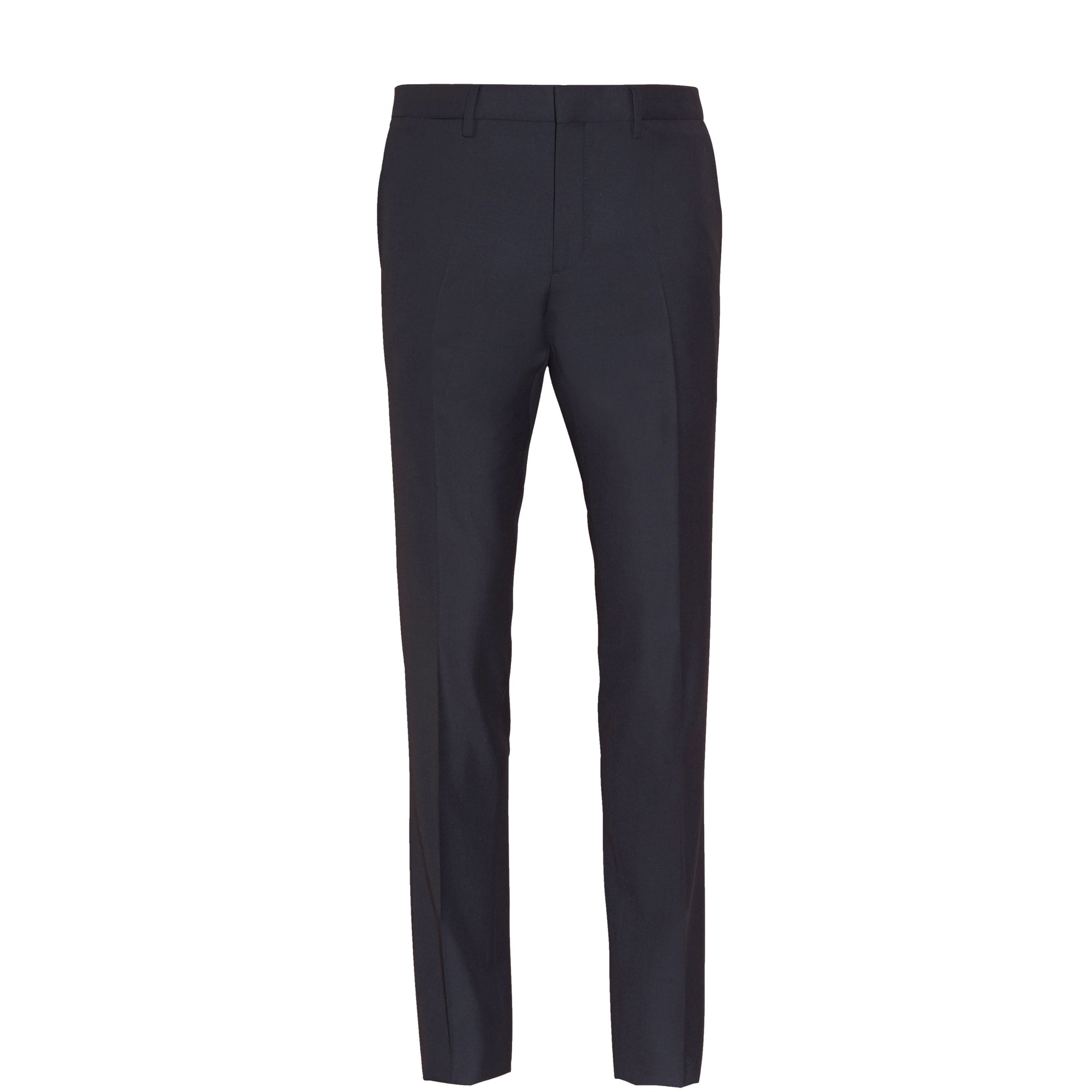 Pantalon de coupe slim en laine - Navy