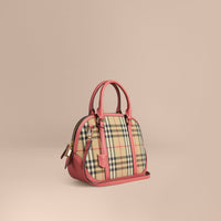 Petit sac The Orchard à motif Horseferry Check - Honey & Antique Rose