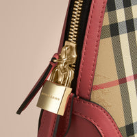 Petit sac The Orchard à motif Horseferry Check - Honey & Antique Rose