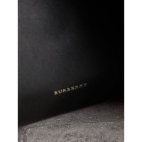 Sac The Banner medium en cuir - Black