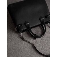 Sac The Banner medium en cuir - Black