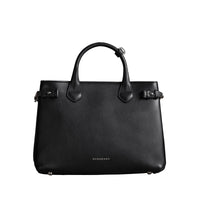 Sac The Banner medium en cuir - Black