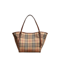 Petit sac The Canter avec motif Horseferry check - Honey & Tan