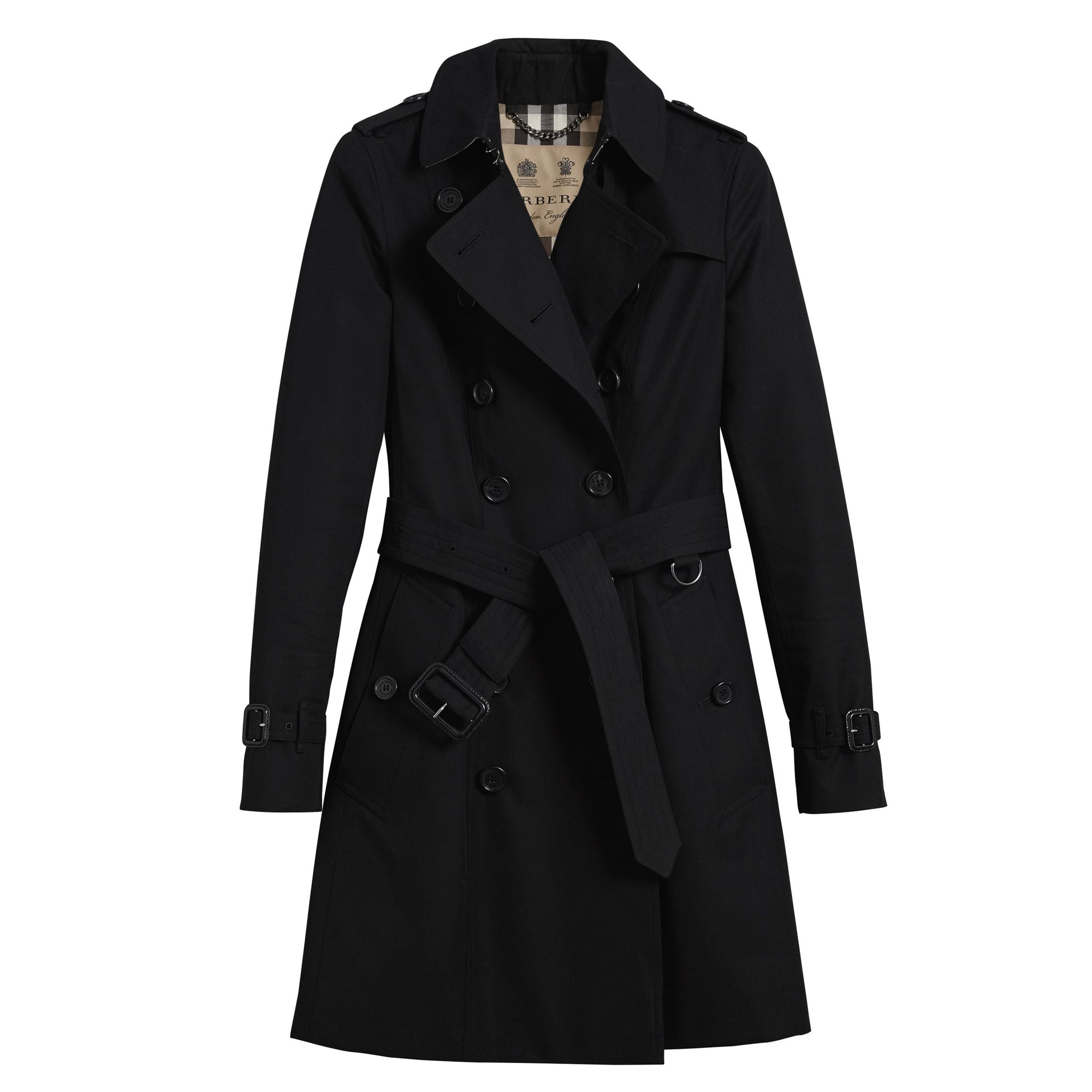 The Chelsea Trench mi-long - Black