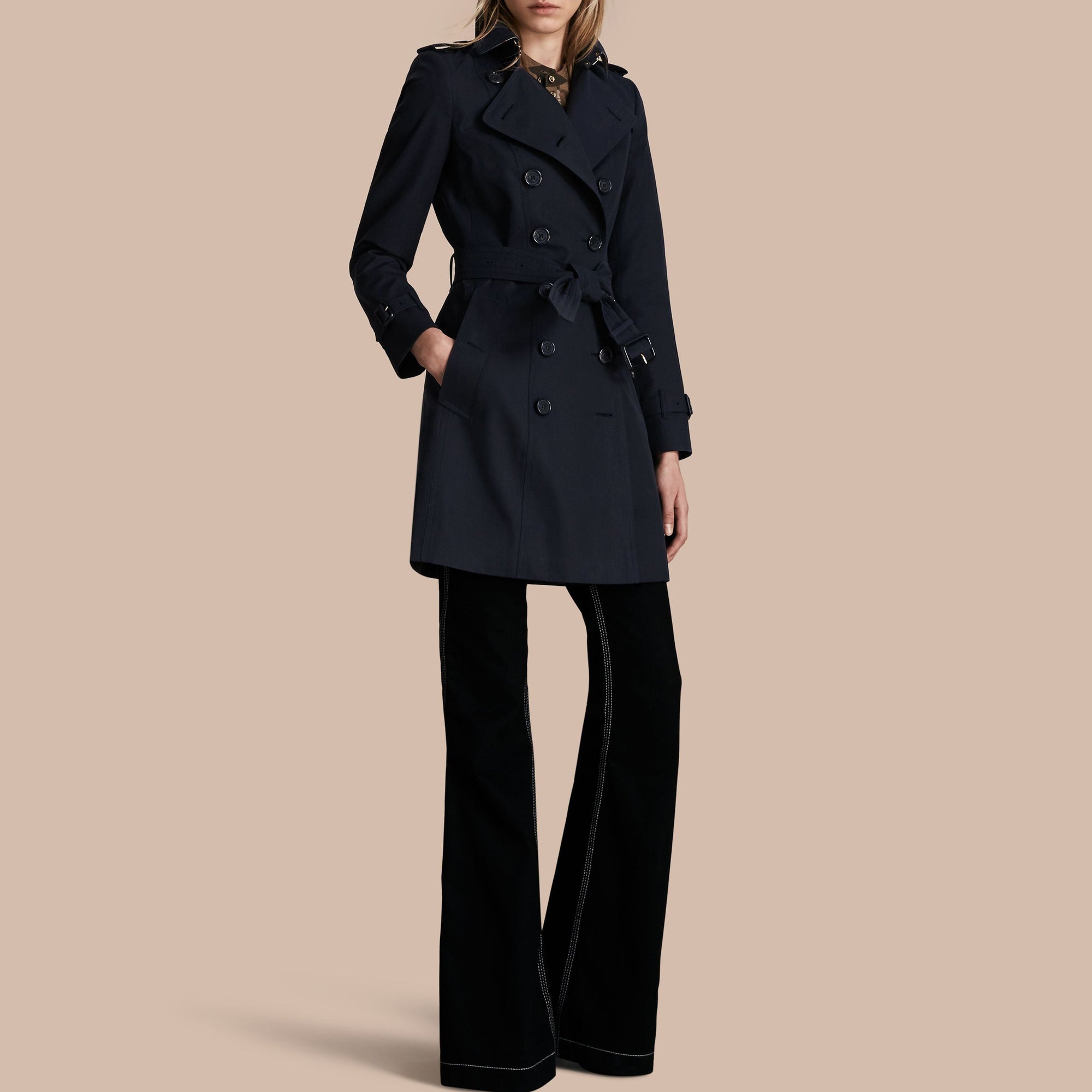 Trench-coat Heritage mi-long The Chelsea - Navy