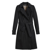 The Chelsea Trench long - Black