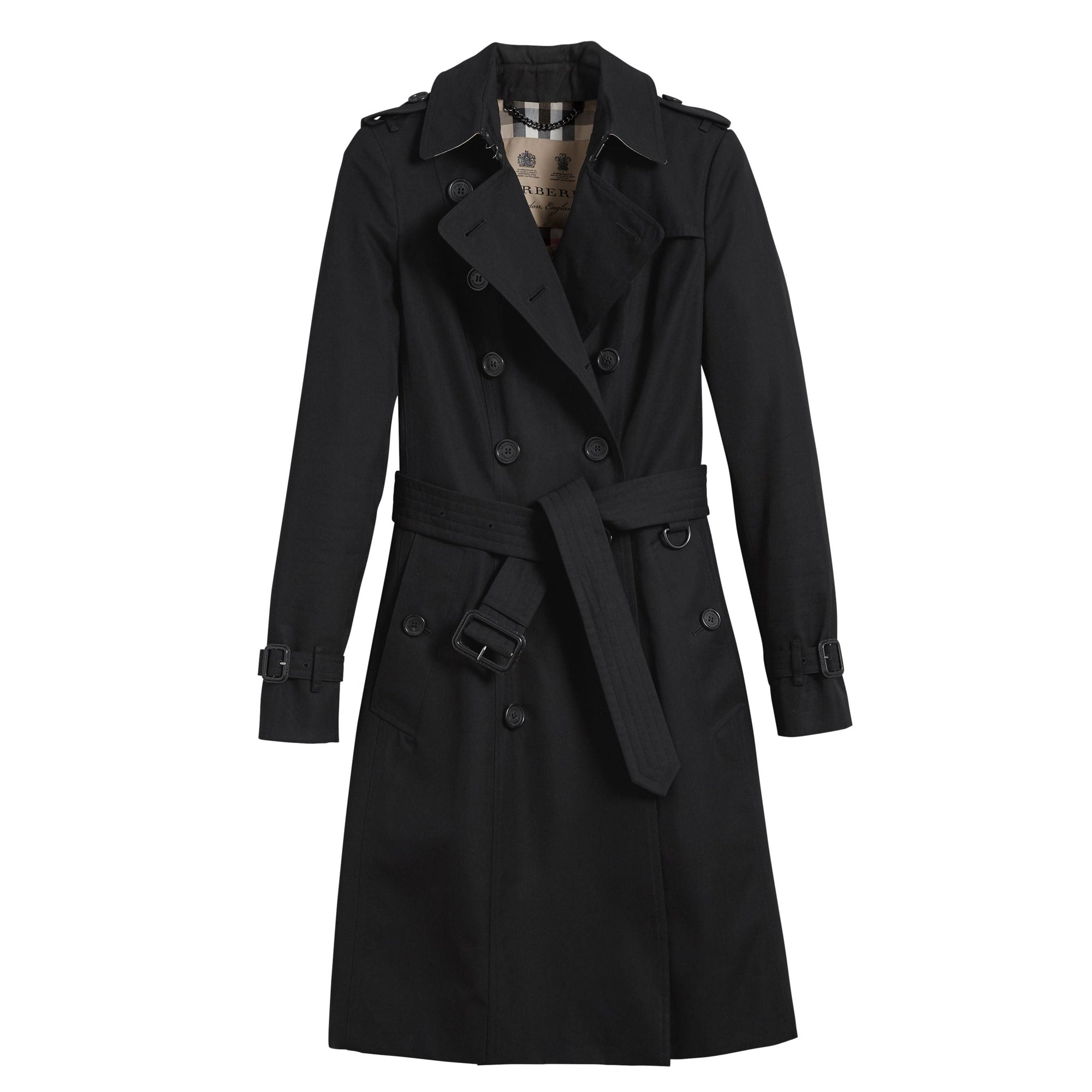 The Chelsea Trench long - Black
