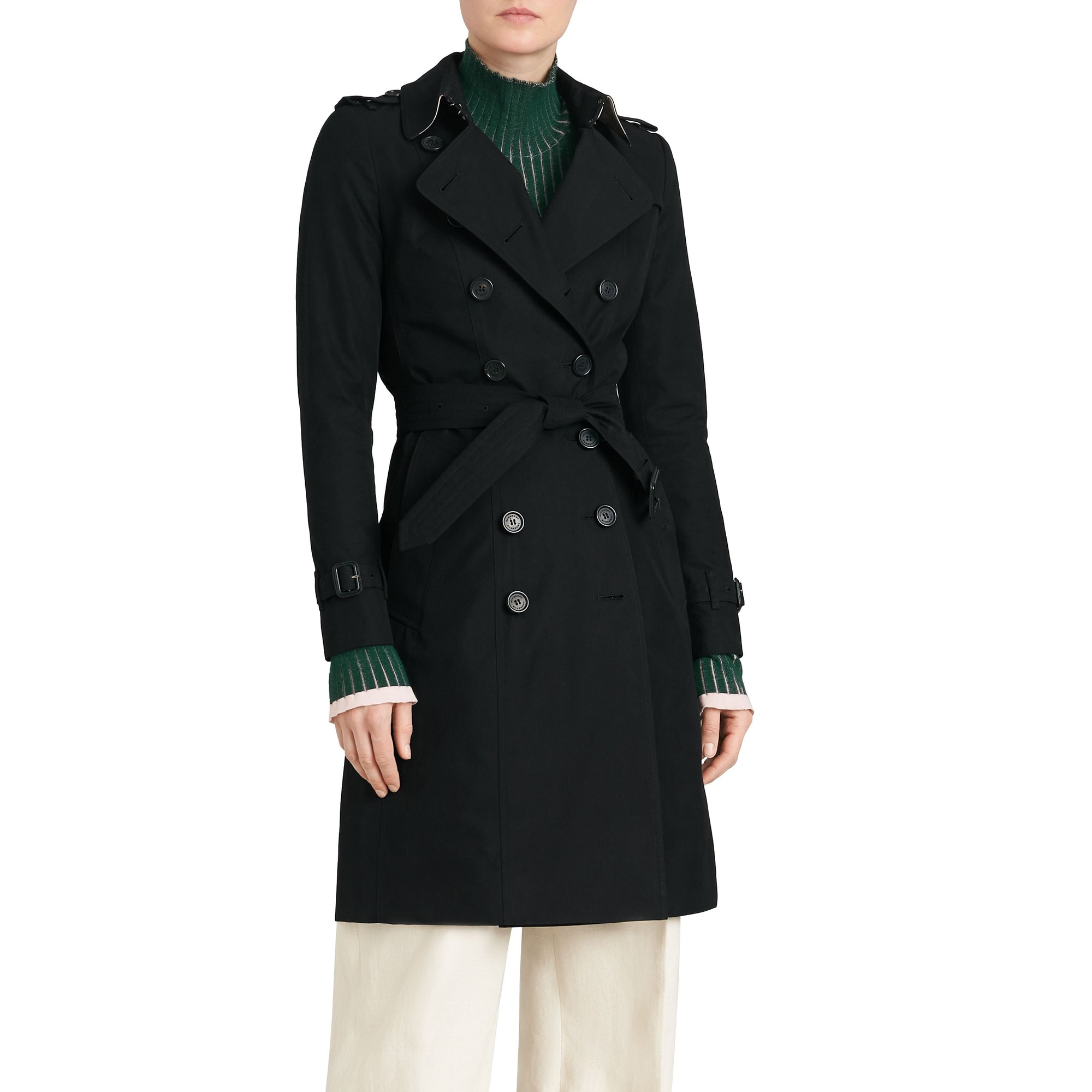 The Chelsea Trench long - Black