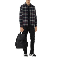 Grand sac The Rucksack en nylon technique et cuir - Black