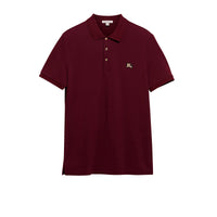 Polo en piqué de coton - Burgundy Red