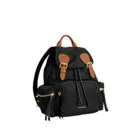Sac The Rucksack moyen en nylon technique et cuir - Black