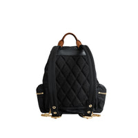 Sac The Rucksack moyen en nylon technique et cuir - Black