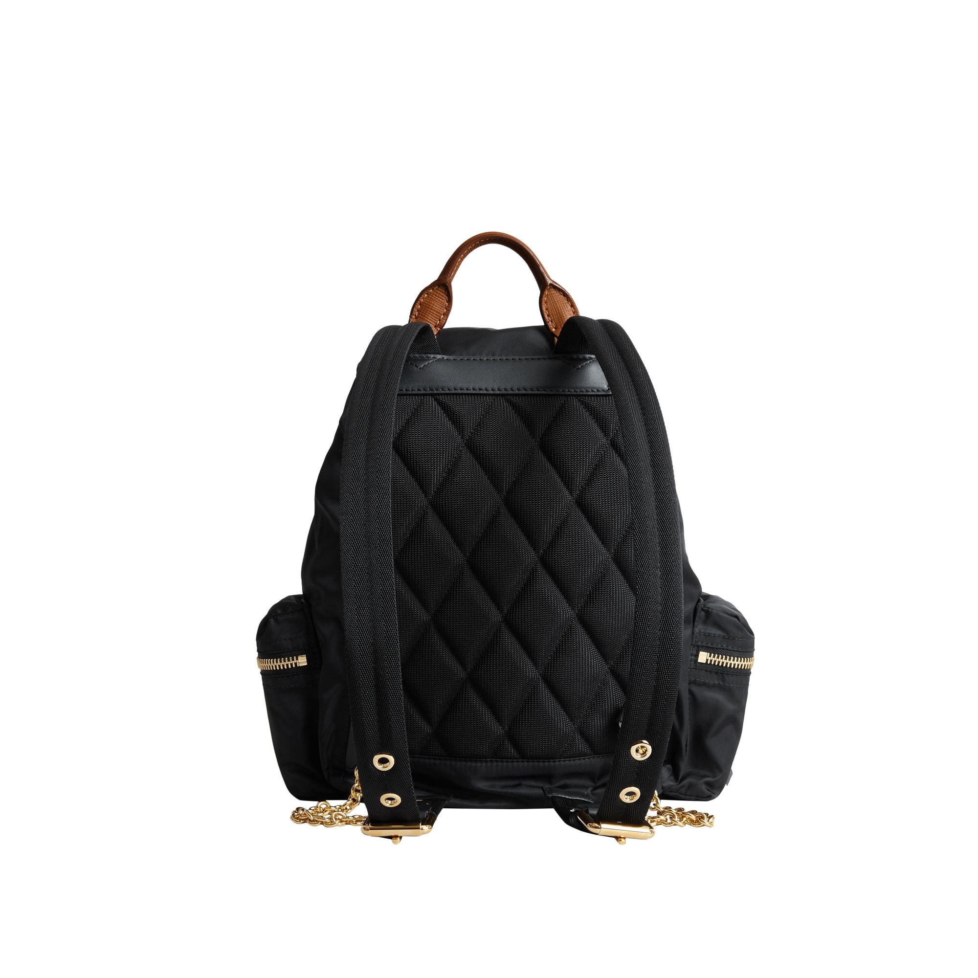 Sac The Rucksack moyen en nylon technique et cuir - Black