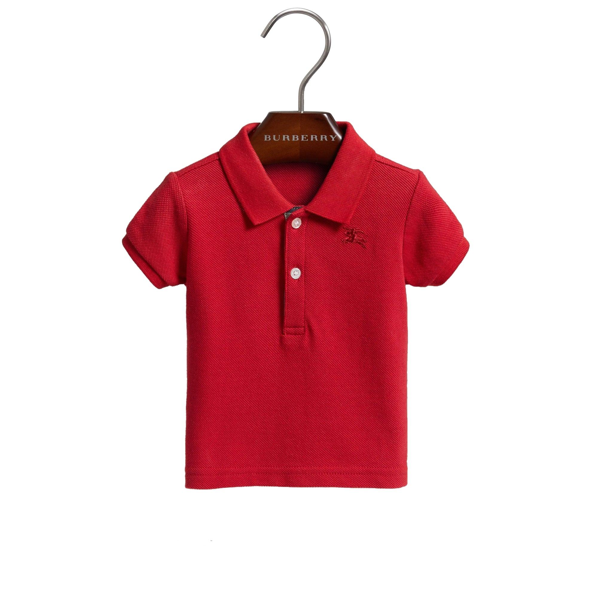 Polo en piqué de coton - Military Red
