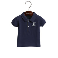 Polo en piqué de coton - True Navy