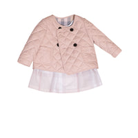 Veste matelassée sans col - Powder Pink