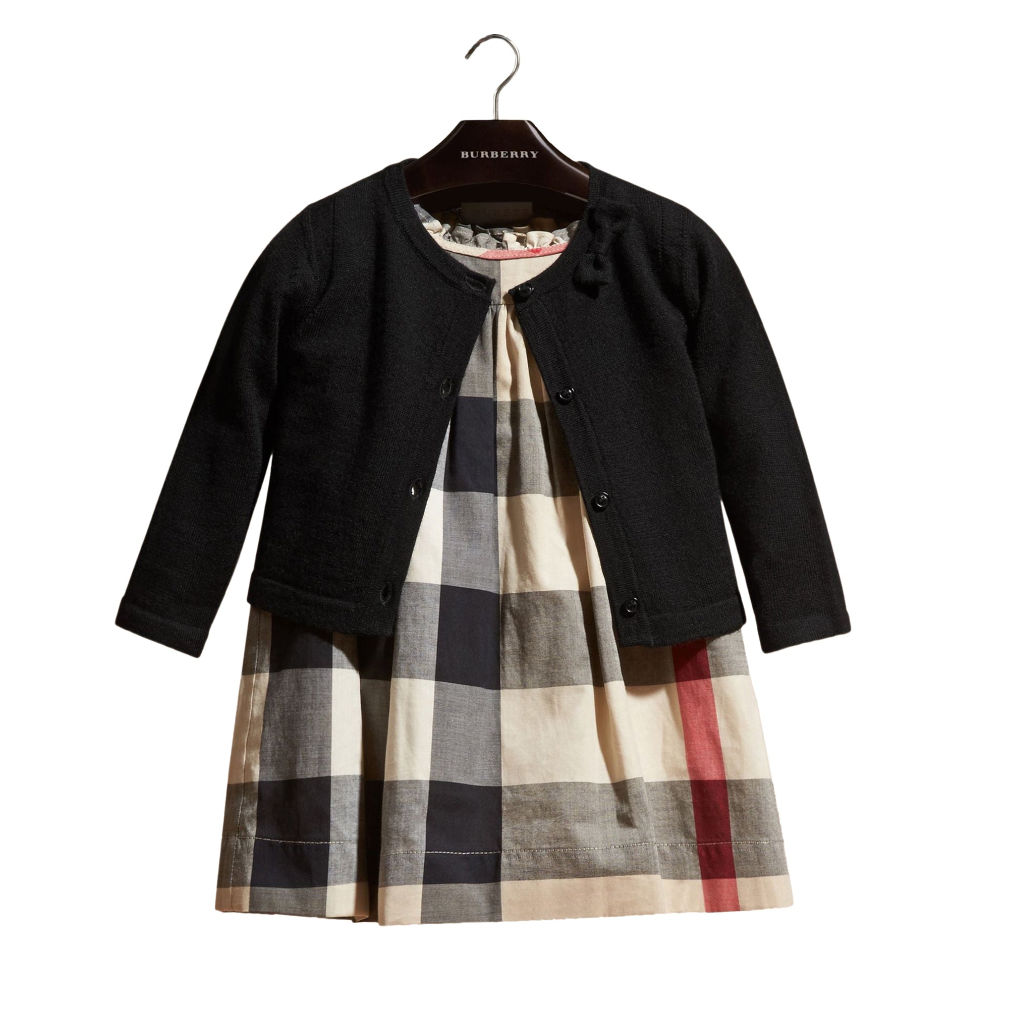 Cardigan léger en laine mérinos - Black