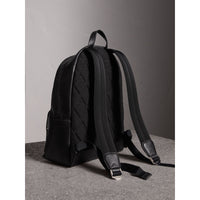 Sac à dos en cuir grené - Black