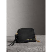 Petite pochette zippée en nylon technique - Black
