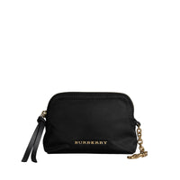 Petite pochette zippée en nylon technique - Black