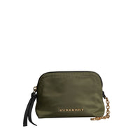 Petite pochette zippée en nylon technique - Canvas Green