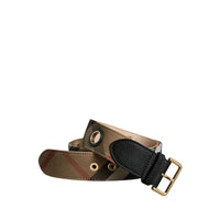 Ceinture à motif House check avec œillets - House Check