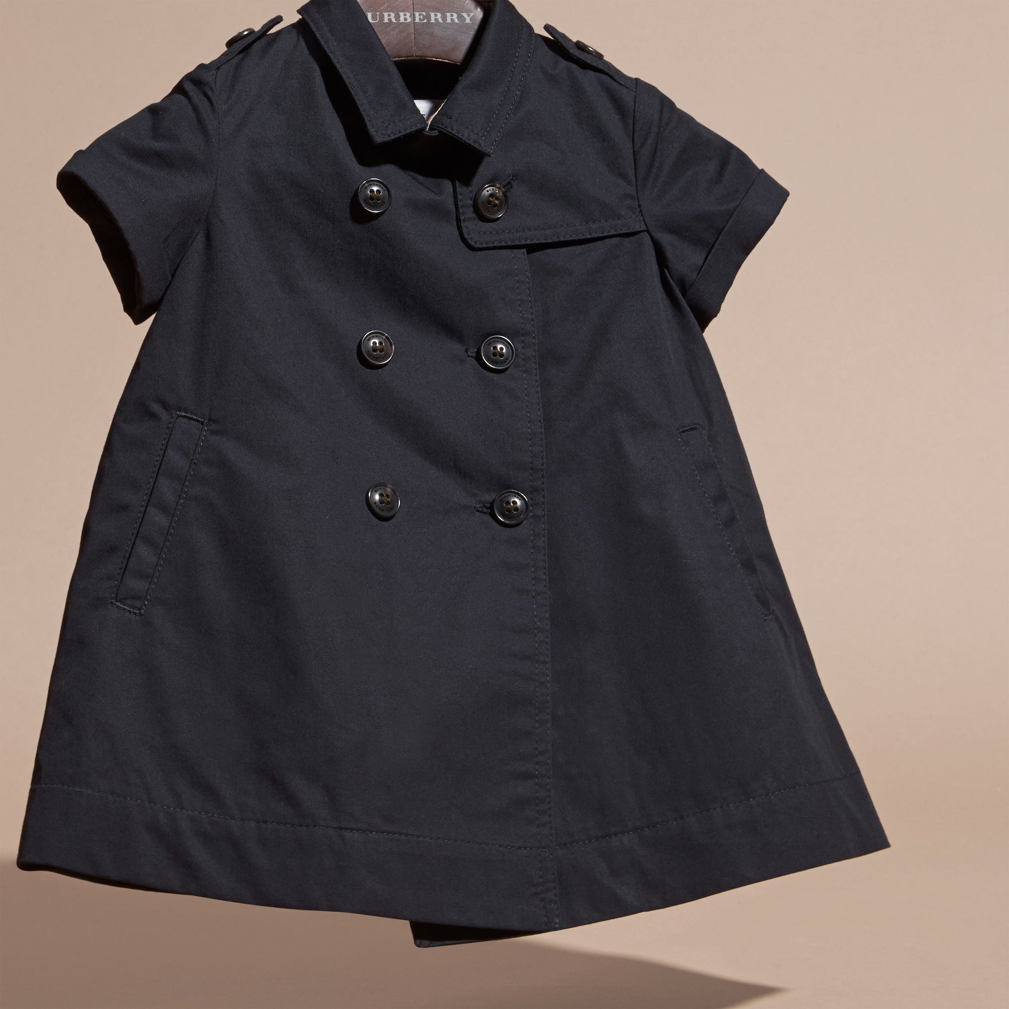 Robe trench en coton - Navy