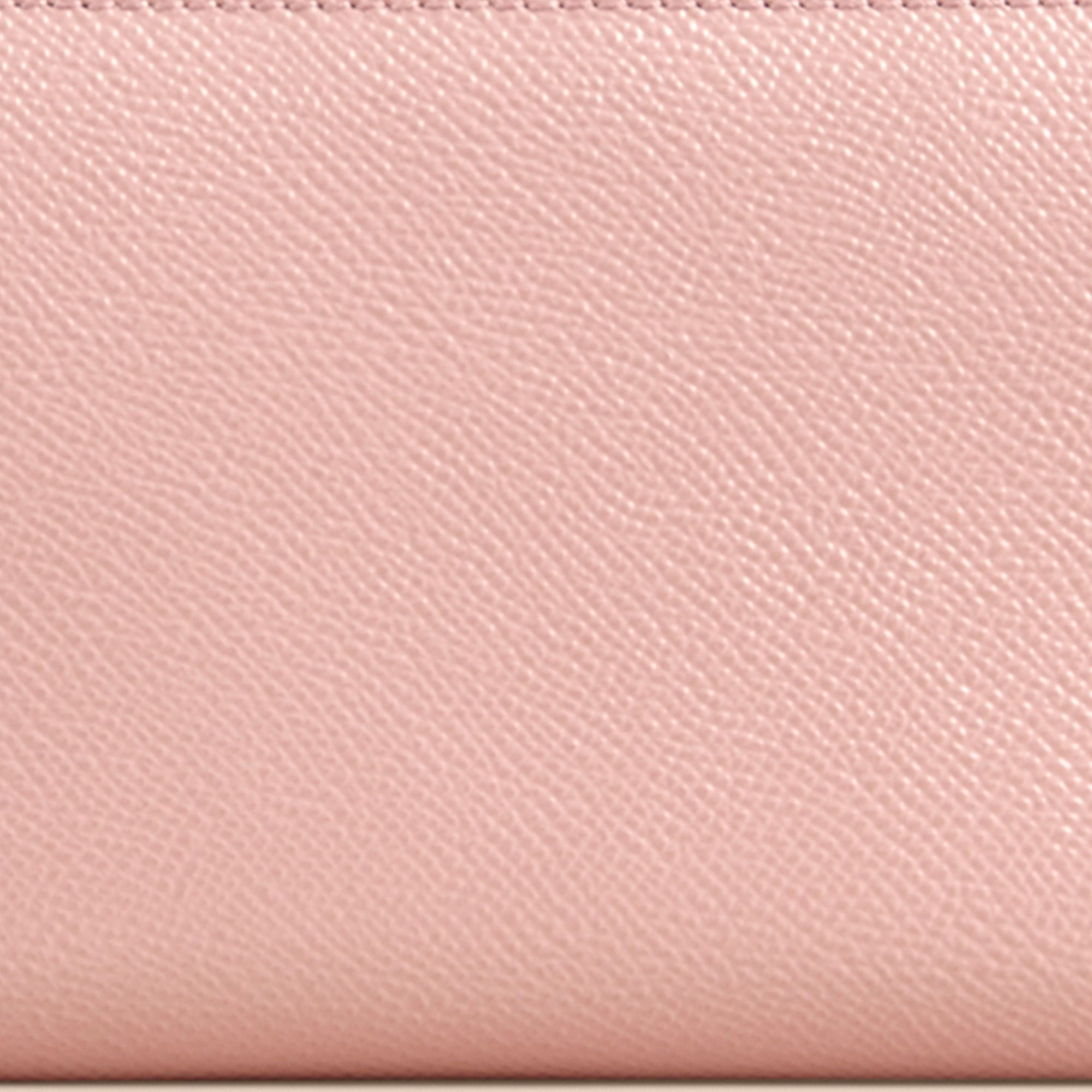 Portefeuille zippé en cuir London verni - Ash Rose