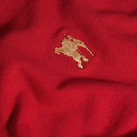 Polo en piqué de coton extensible - Military Red