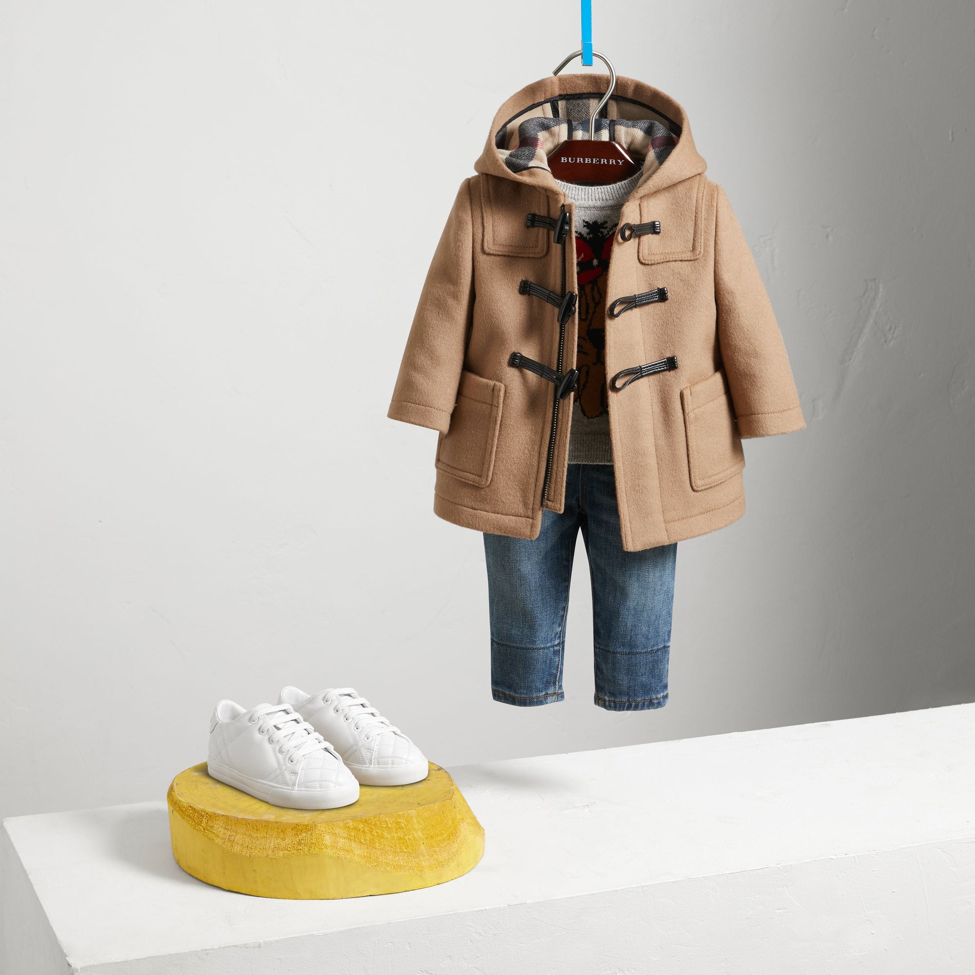 Duffle-coat en laine - New Camel