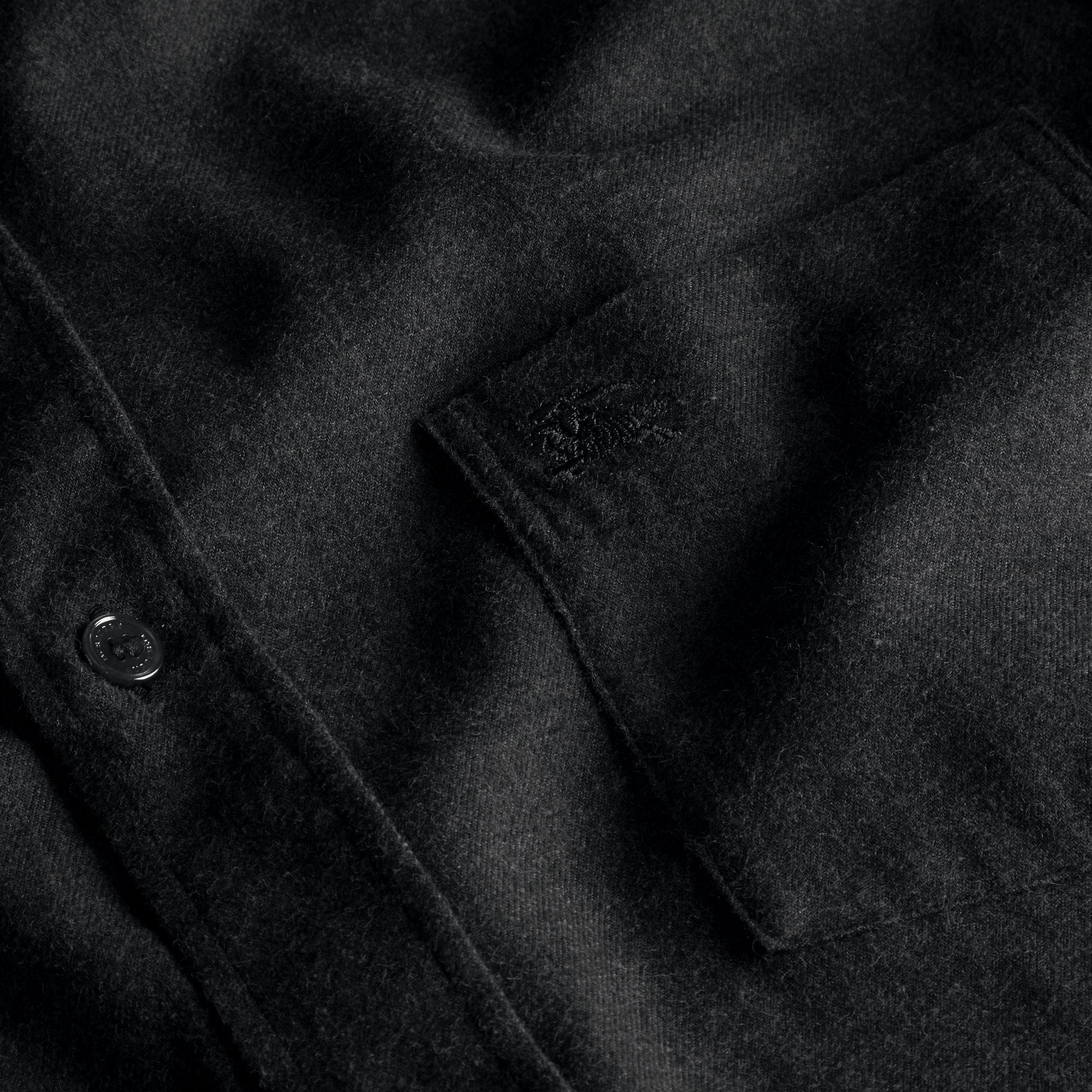 Chemise en flanelle de coton à motif check - Charcoal Melange