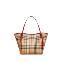 Petit sac The Canter avec motif Horseferry check - Honey & Parade Red