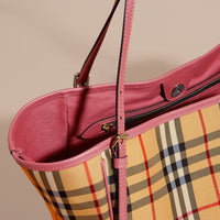Petit sac The Canter avec motif Horseferry check - Honey & Antique Rose