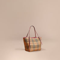 Petit sac The Canter avec motif Horseferry check - Honey & Antique Rose