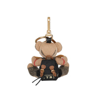 Porte-clés Thomas Bear en cachemire - Camel