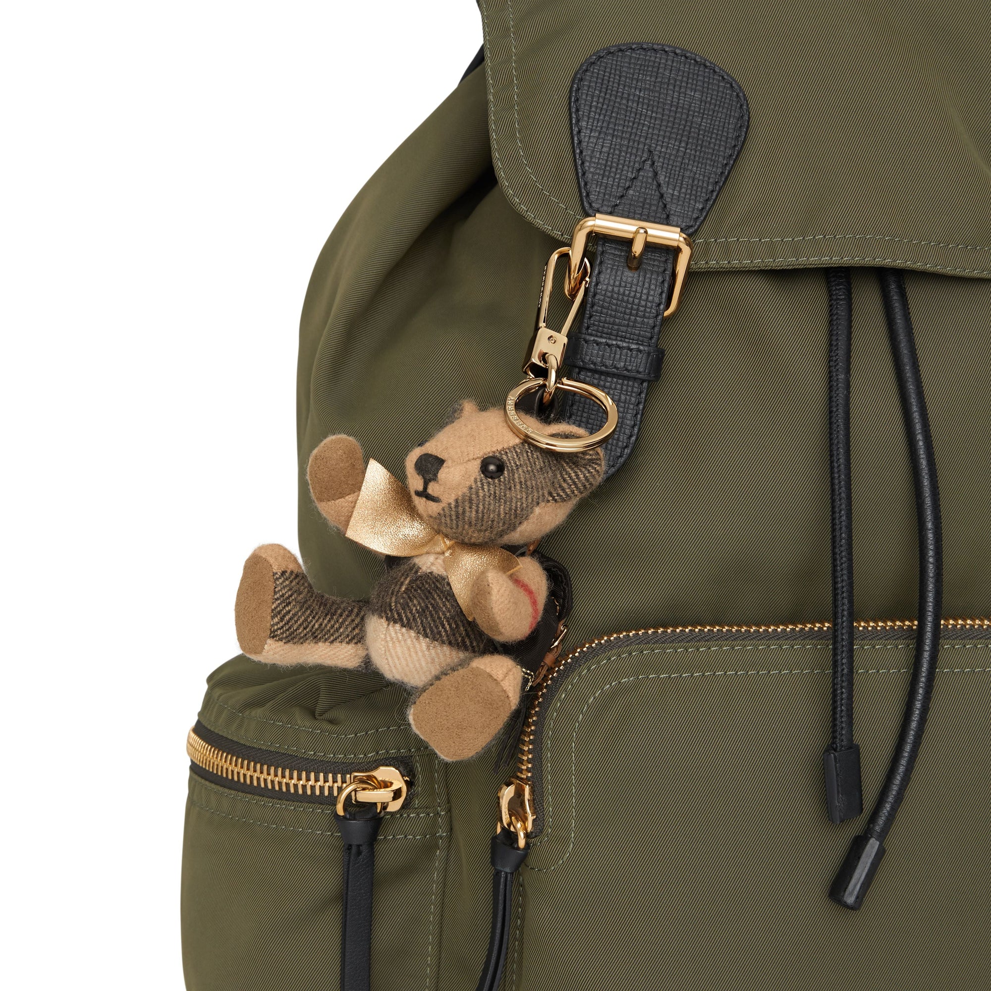 Porte-clés Thomas Bear en cachemire - Camel