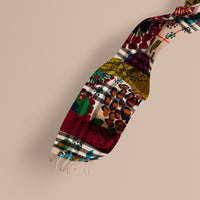 Écharpe patchwork en cachemire - Multicolour