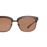 Lunettes de soleil carrées avec face texturée - Black