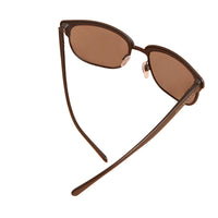 Lunettes de soleil carrées avec face texturée - Black