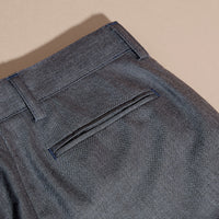 Pantalon ajusté en laine - Airforce Blue