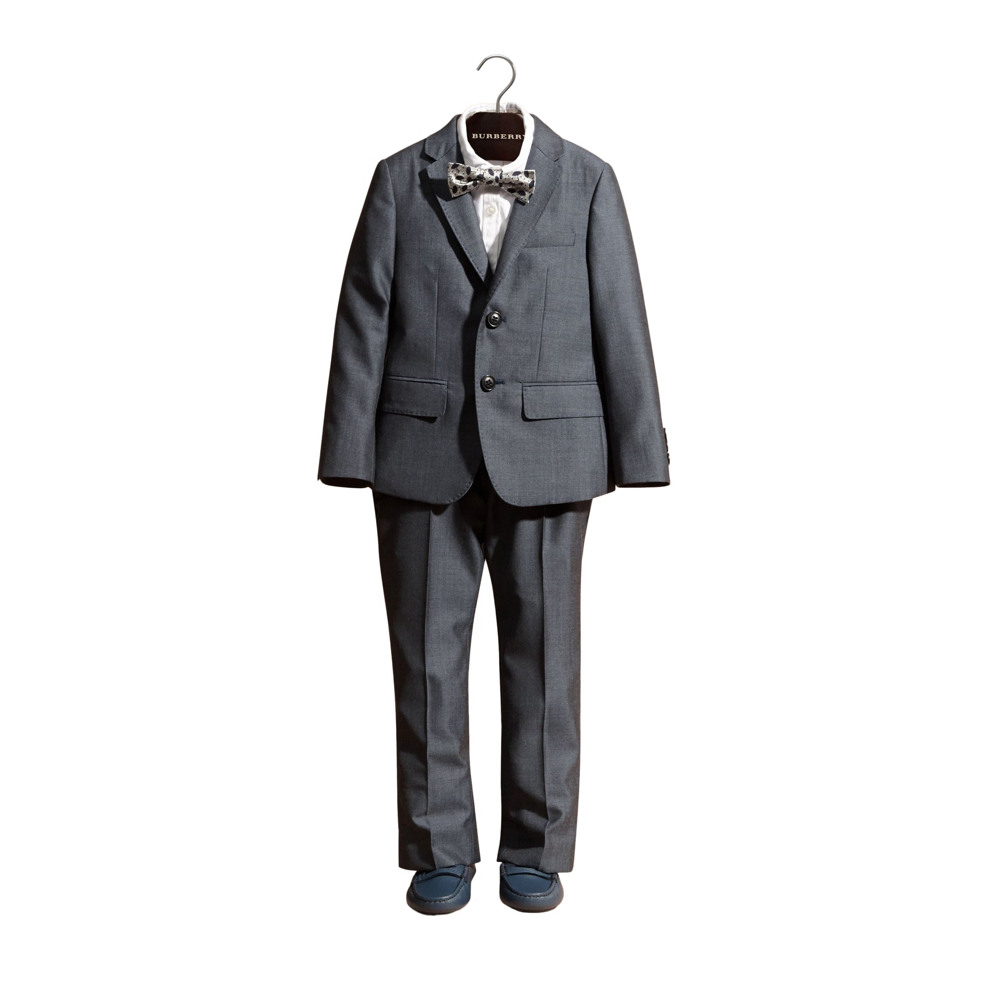 Pantalon ajusté en laine - Airforce Blue