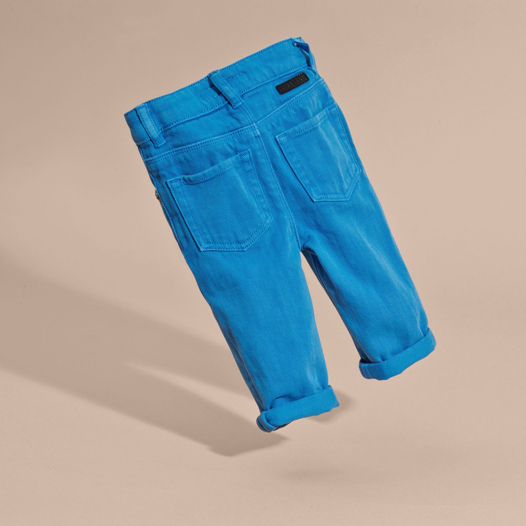 Jean skinny avec détails check - Chalk Blue