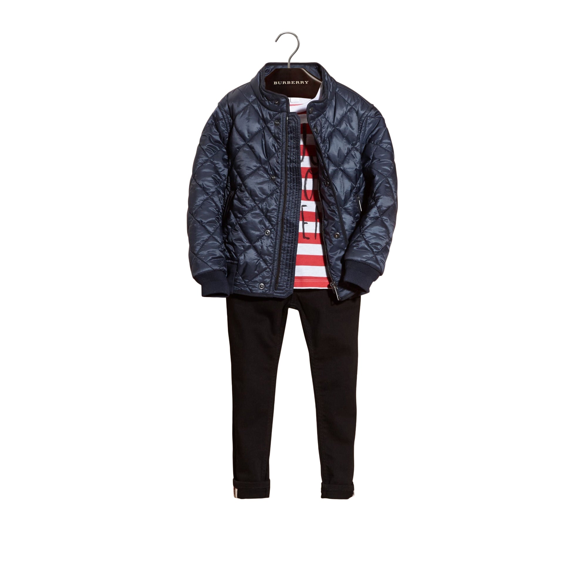 Bomber matelassé léger - Ink Blue