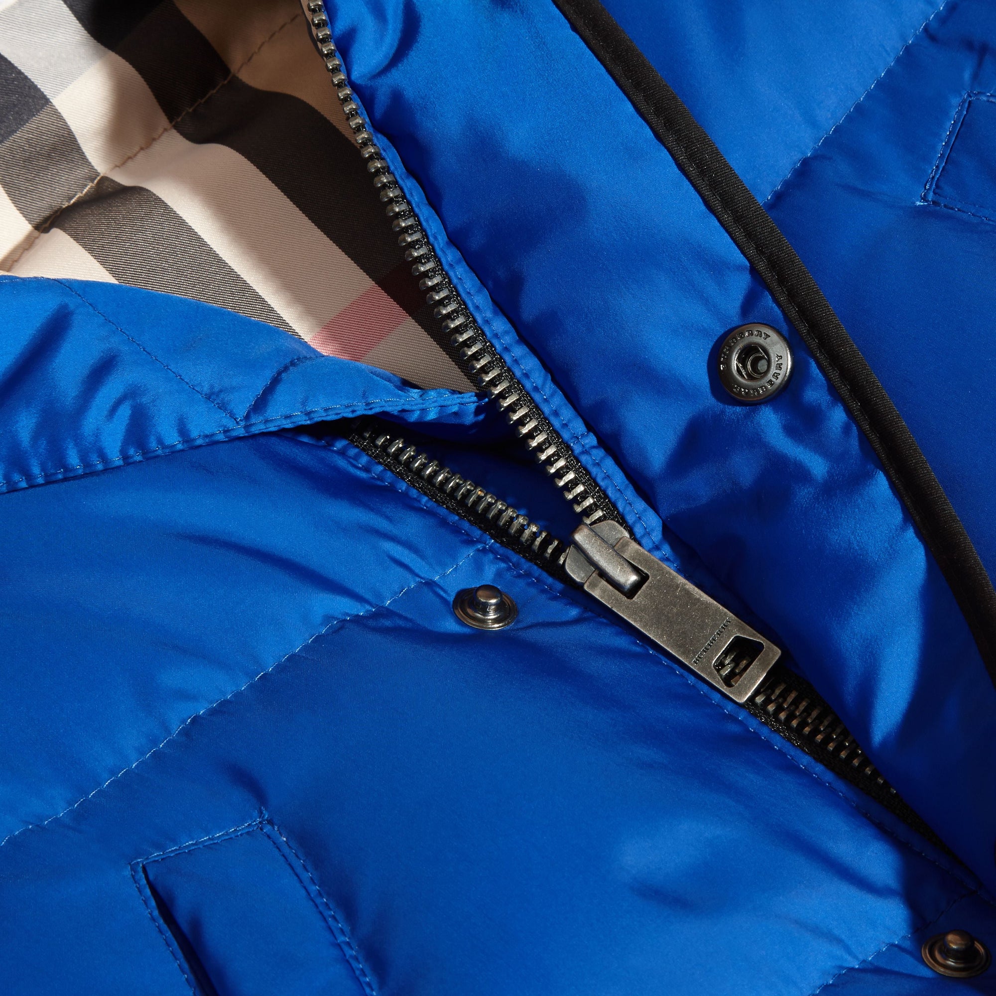 Veste sans manches rembourrée avec capuche - Brilliant Blue
