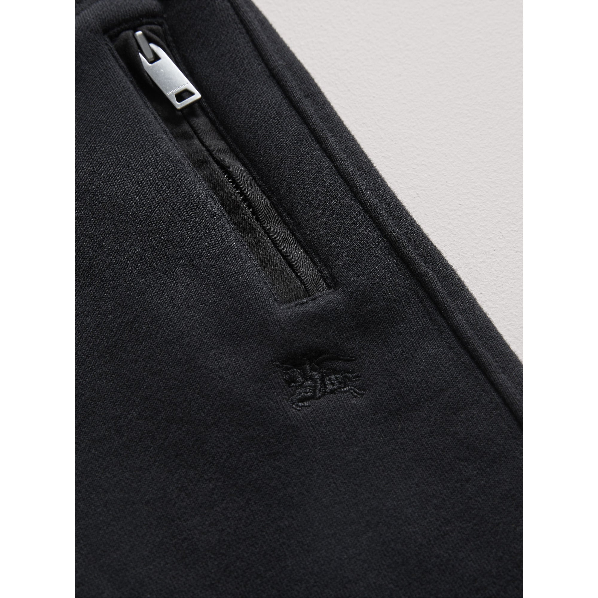 Pantalon de survêtement en coton avec cordon de serrage - Black