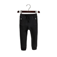 Pantalon de survêtement en coton avec cordon de serrage - Black
