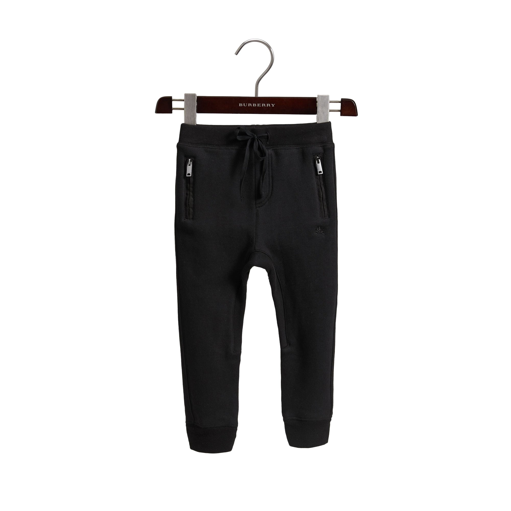 Pantalon de survêtement en coton avec cordon de serrage - Black