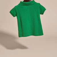 Polo en piqué de coton - Bright Pigment Green