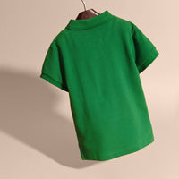 Polo avec patte à motif check - Bright Pigment Green