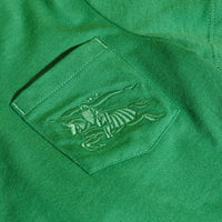 T-shirt à col ras du cou en coton - Bright Pigment Green